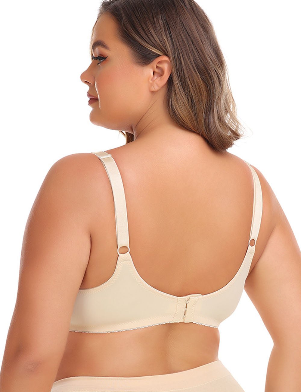 Women Plus Size Lace Jacquard Bra | PRUSES - PRUSES