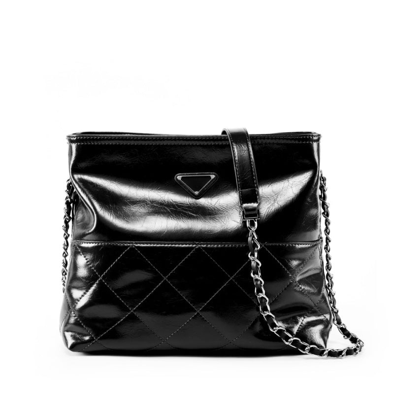 women_s_black_leather_bucket_chain_bag_zipper_shoulder_bag