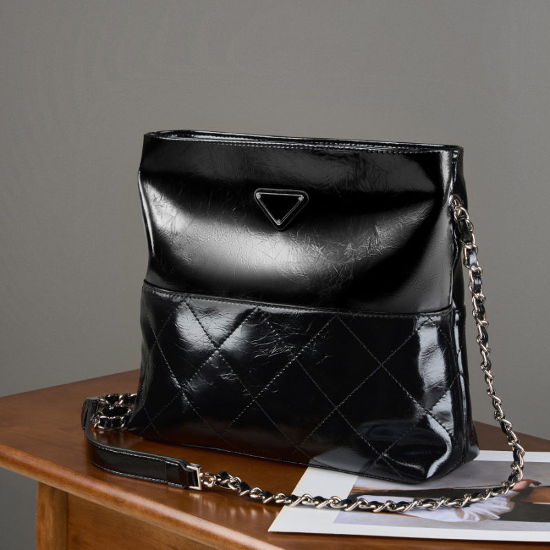 women_s_black_leather_bucket_chain_bag_zipper_shoulder_bag_9