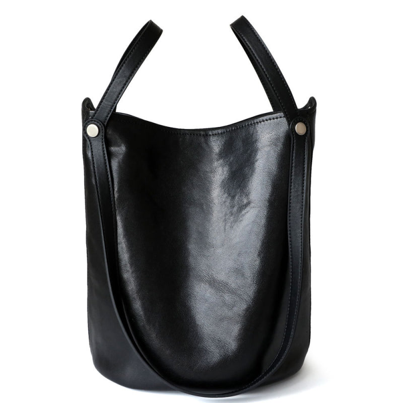 women_s_black_vintage_leather_bucket_bag_large_tote_bags_2