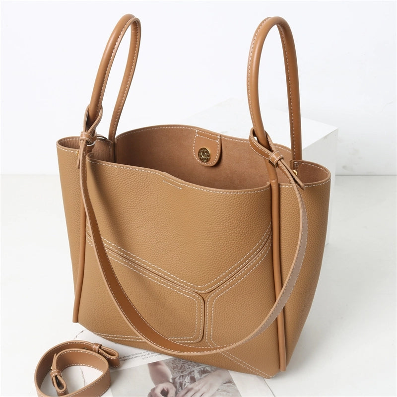 women_s_brown_leather_bucket_handbag_shoulder_tote_bag_with_inner_pouch_11