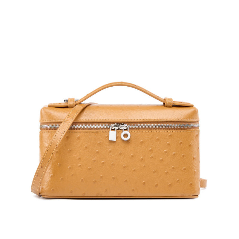 women_s_yellow-brown_leather_ostrich_pattern_mini_crossbody_bags_with_top_handle