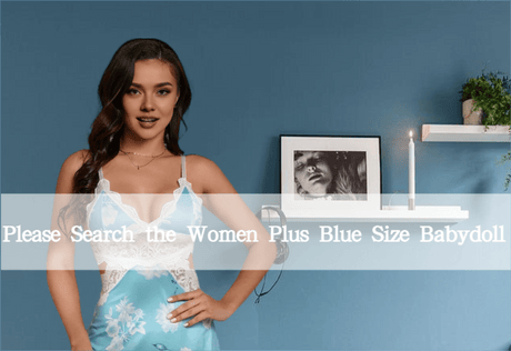 Please Search the Women Plus Blue Size Babydoll|PRUSES -  PRUSES
