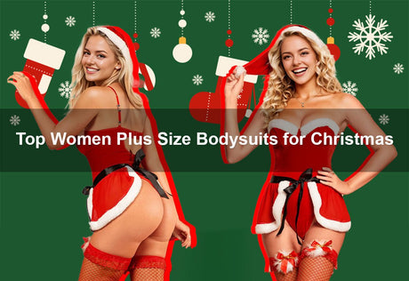 Top Women Plus Size Bodysuits for Christmas -  PRUSES