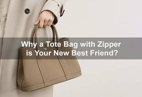 Why a Tote Bag with Zipper is Your New Best Friend -  PRUSES