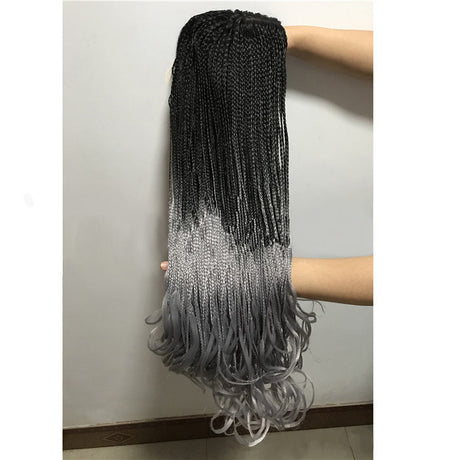 Faux Locs Box Braids Wig