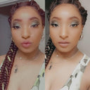 100% Hand-Braided 4 Dutch Braids Cornrow Braid Wig-5