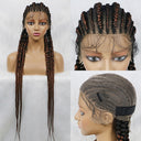 100% Hand-Braided FULL LACE Braided Wigs-2