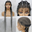 100% Hand-Braided FULL LACE Braided Wigs-4