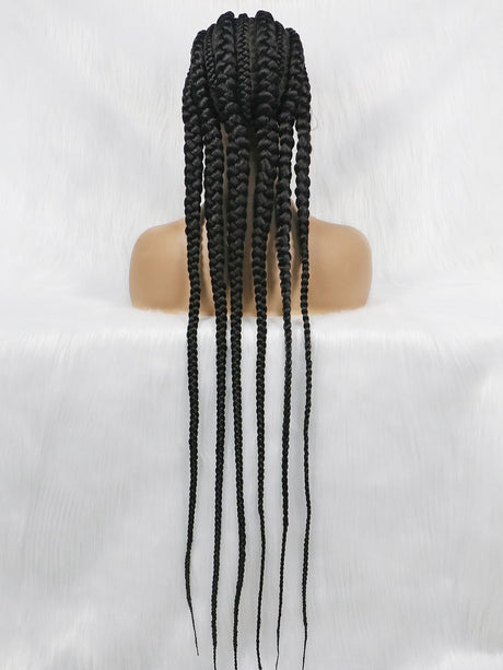 100% Hand-Braided FULL LACE Braided Wigs-6