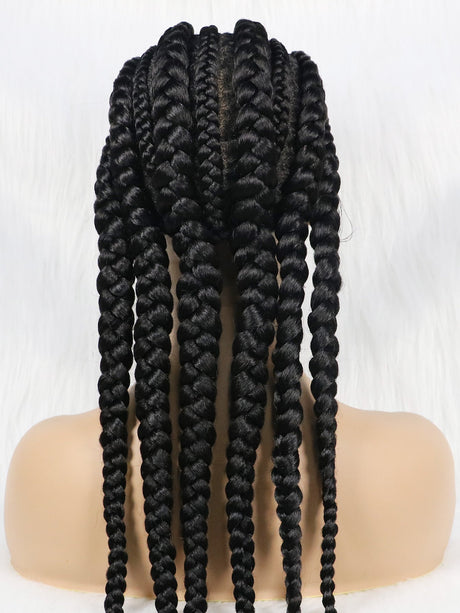 100% Hand-Braided FULL LACE Braided Wigs-7