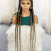 100% Hand-Braided LACE Braided Wigs-1-8