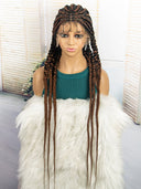 100% Hand-Braided LACE Braided Wigs-1-9
