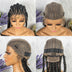 100% Hand-Braided LACE Braided Wigs-9