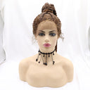 100% Hand Braid Cornrow Braids Lace Frontal Wig-1-7