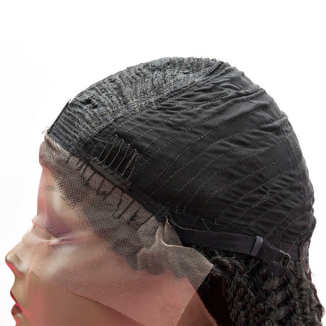 100% Hand Braided Faux Locs Knotless Braids Wig-1-5