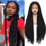 13X4 100% Hand Braided Cornrow Pearl Full Lace Braids Wig