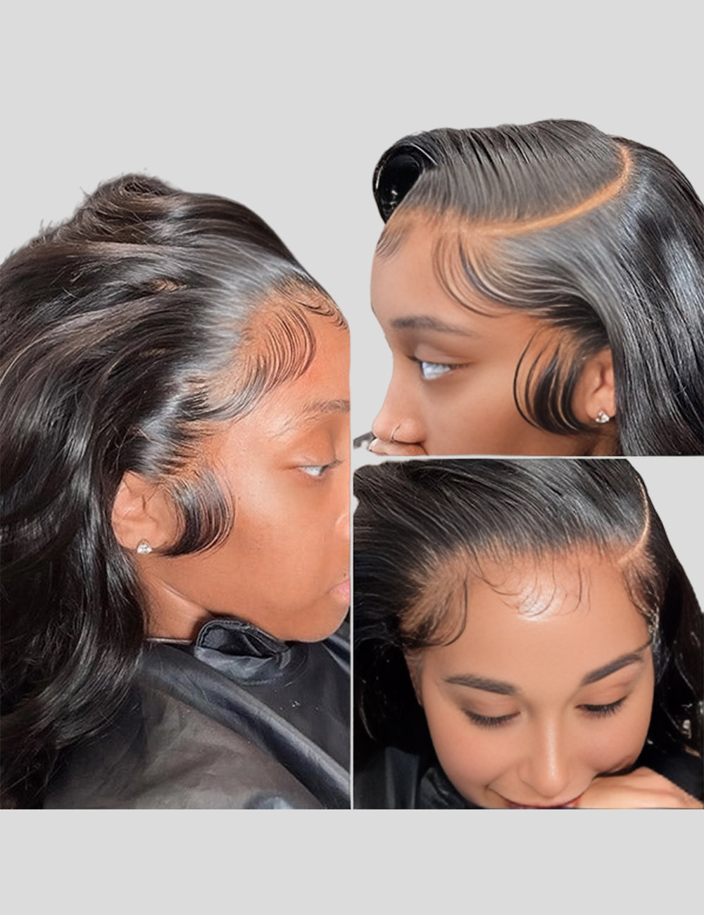 13x6 Lace Front Wigs Glueless Body Wave Human Hair Wig 40 Inch 180% Density HD Transparent Lace Wigs-5