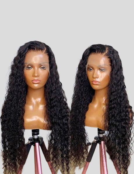 13x6 Lace Front Wigs Glueless Human Hair Wigs 40 Inch Deep Wave Wig For Black Women 180% Density-2