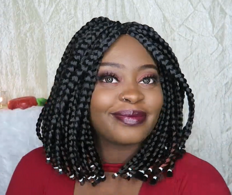 2022 Faux Locs Curly Wavy Bob Hollywood 100% Hand-Braided-2