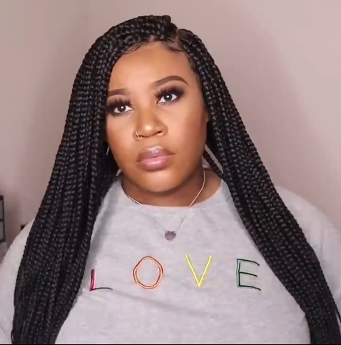 2022 Hand Braided Twist Braids Ombre Color Braided Wig-2