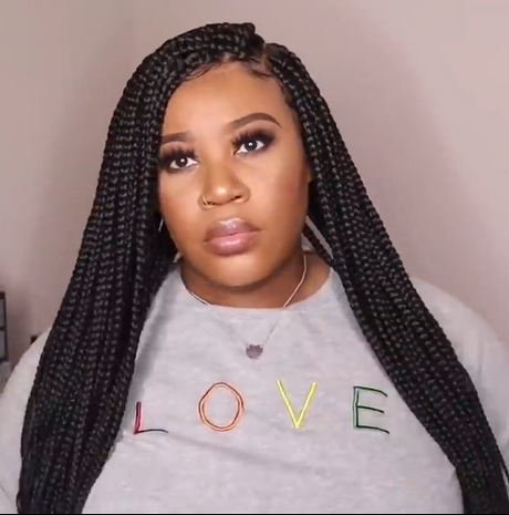 2022 Hand Braided Twist Braids Ombre Color Braided Wig-2