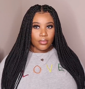 2022 Hand Braided Twist Braids Ombre Color Braided Wig