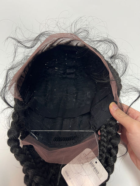 2022 Latest Style Front Lace Braided Wigs-2