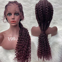 2022 Latest Style Front Lace Braided Wigs-5
