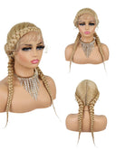 24 INCH Lace Front Hand Cornrow Braided-10