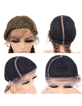 24 INCH Lace Front Hand Cornrow Braided-5