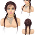 24 INCH Lace Front Hand Cornrow Braided-6