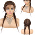 24 INCH Lace Front Hand Cornrow Braided-9