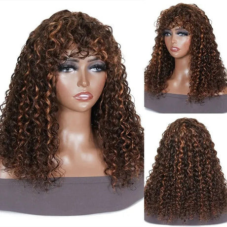 Small Curly Fluffy Explosion Wigs