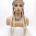 30 INCH Lace Front Hand 4 Dutch Braids Cornrow Braided-3-2