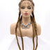 30 INCH Lace Front Hand 4 Dutch Braids Cornrow Braided-3-3