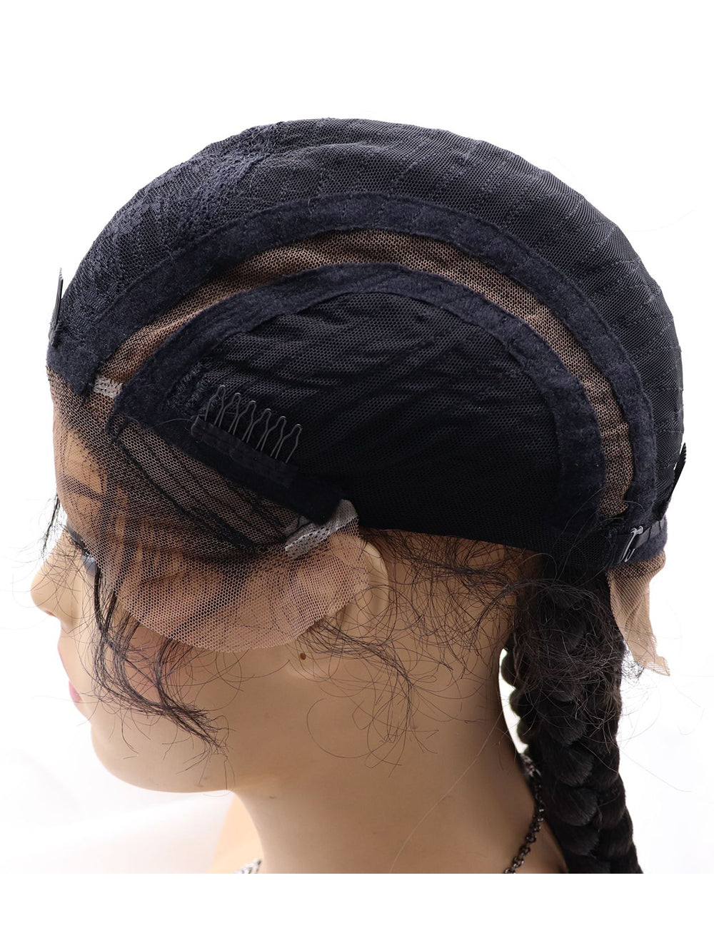 30 INCH Lace Front Hand 4 Dutch Braids Cornrow Braided-3-9