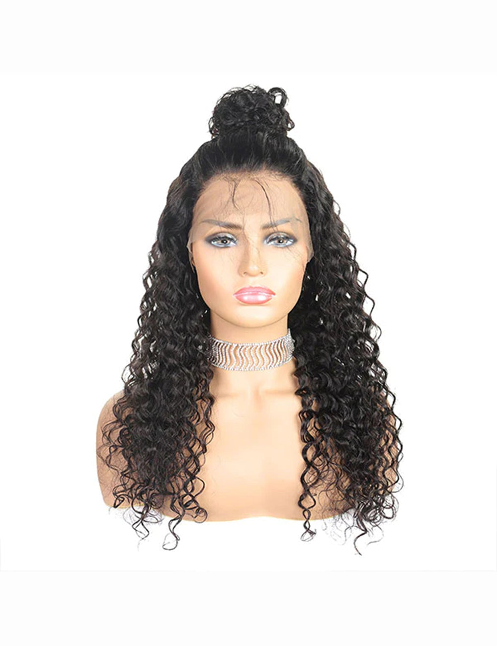 30 Inch Brazilian Deep Wave Closure Wigs 4x4 Lace Closure Wigs 250% Density Human Hair Wig-3