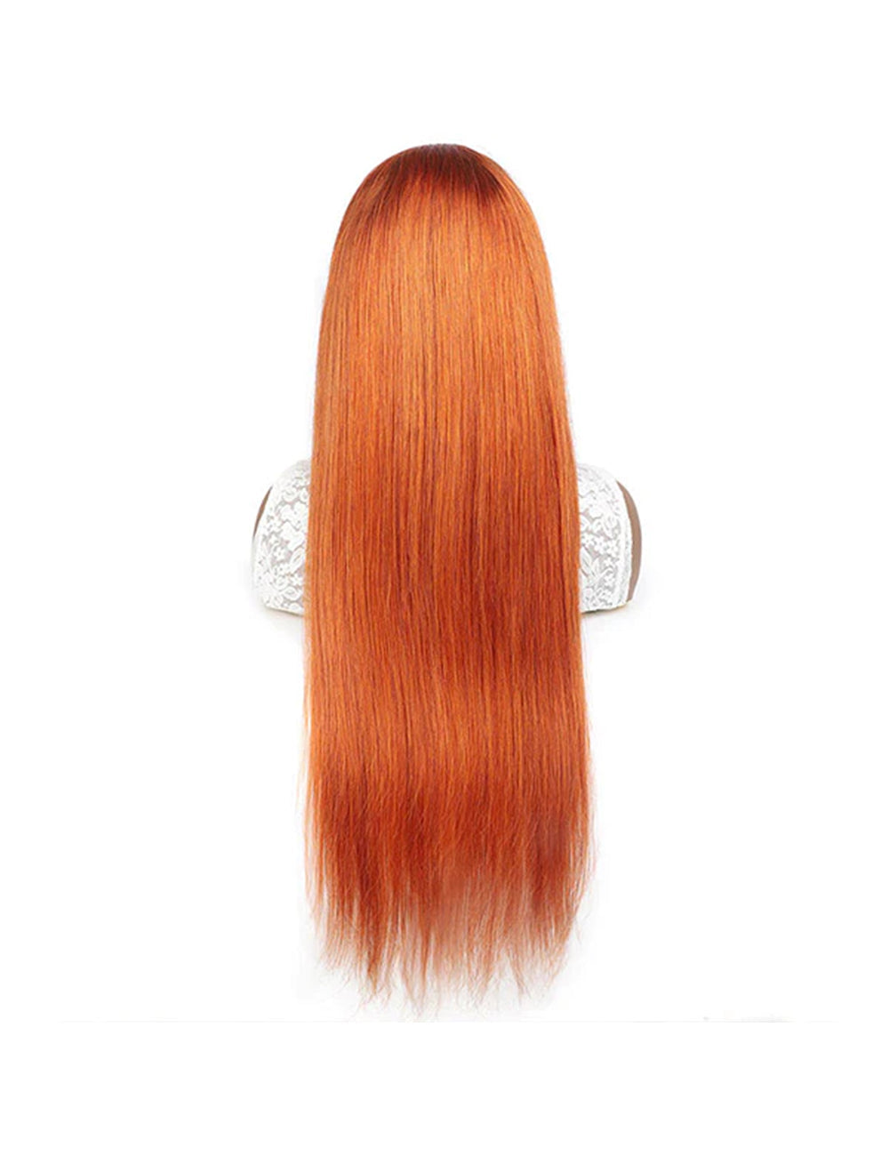 30 Inch Ginger Blonde Wig Straight Human Hair Wigs 13x4 Lace Front Wigs 200% Density-5