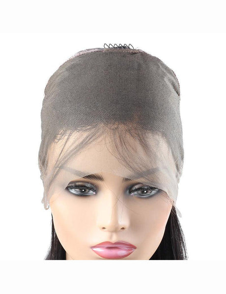 360 Frontal Wig 150% Density Straight Hair Lace Frontal Human Hair Wigs With Baby Hair-4