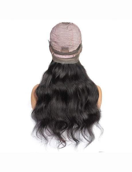 360 Full Lace Wig Human Hair With Baby Hair Body Wave Lace Frontal Wigs-5