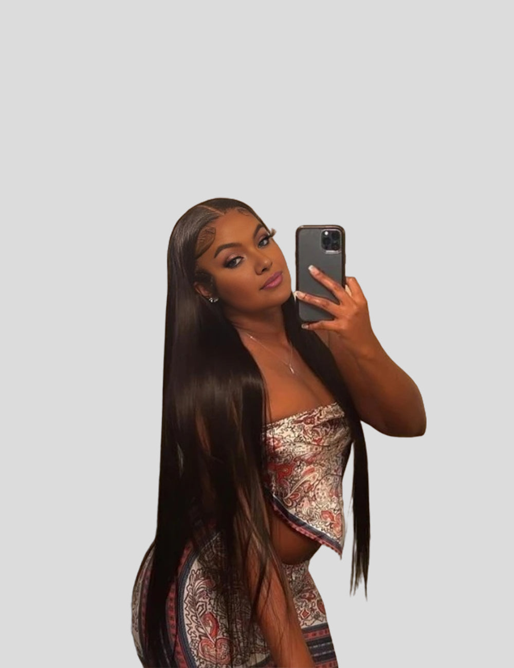 360 Lace Front Wigs With Baby Hair 30Inch Indian Straight HD Human Hair Lace Frontal Wig-2