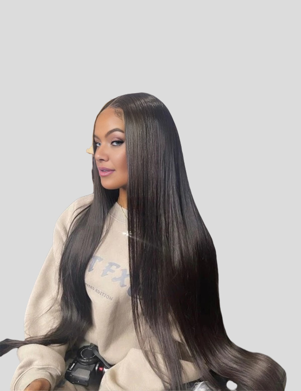 360 Lace Front Wigs With Baby Hair 30Inch Indian Straight HD Human Hair Lace Frontal Wig