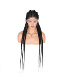 36 INCH Full Lace Front Cornrow Braided Wigs-11