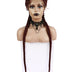 36 Inch Lace Front 2 Dutch Braids Cornrow Braided Wigs-8