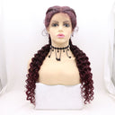 Two Strands Braided Hand-woven 360 Lace Braid Wigs
