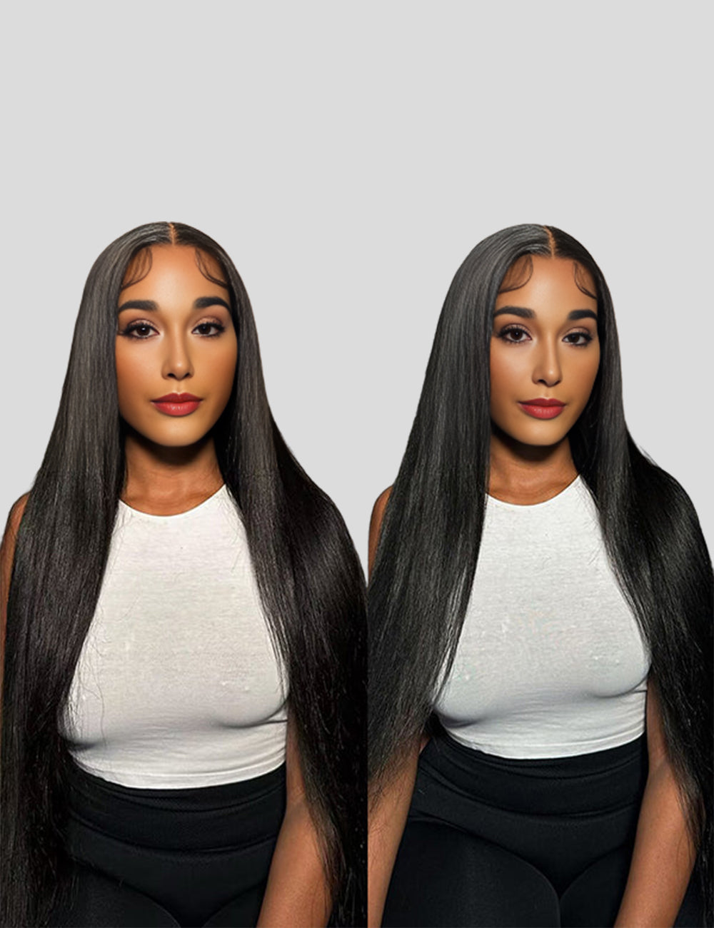 4x4 Lace Closure Wig Straight Hair Wig 250% Density 30 Inch Brazilian Human Hair Wig-1