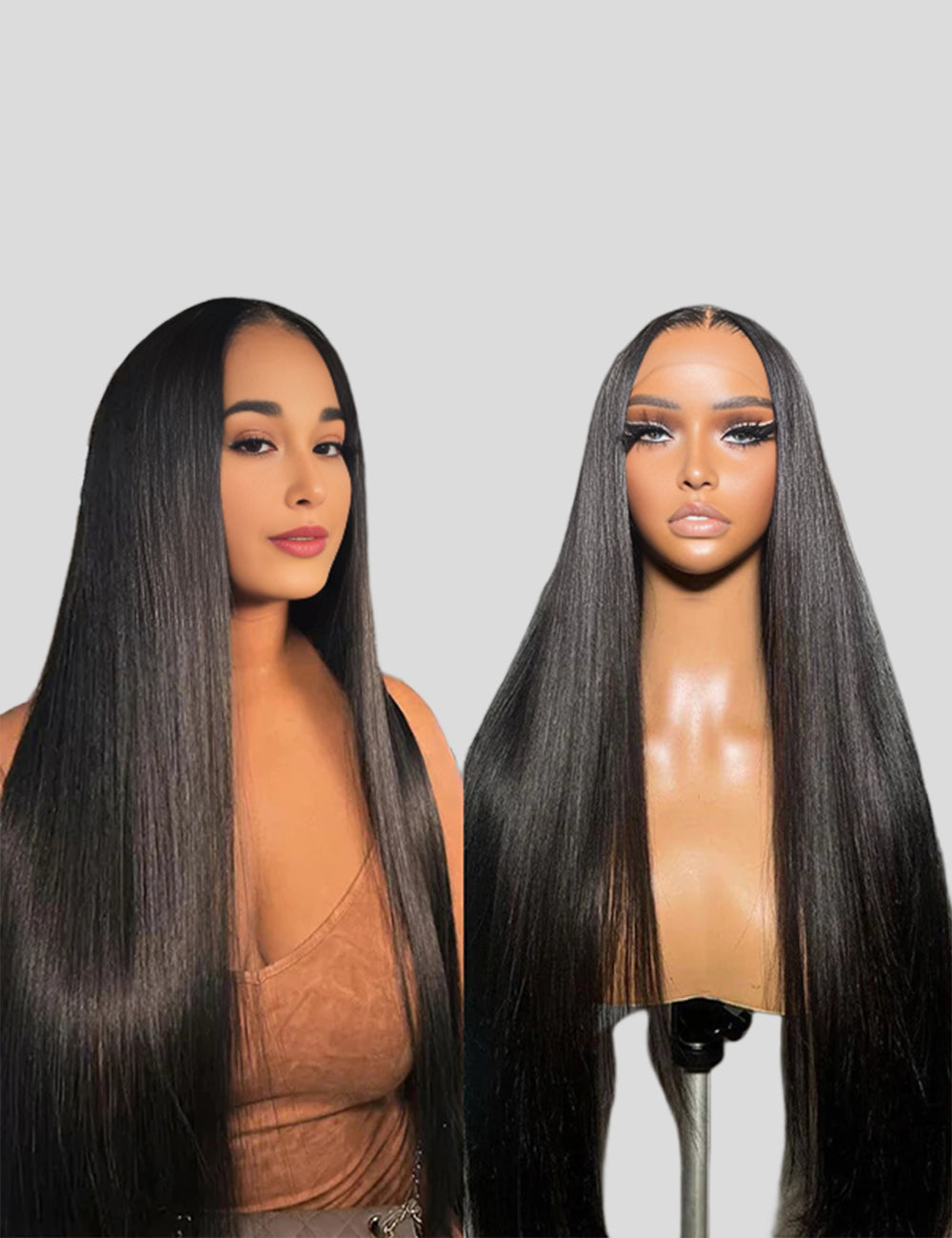 4x4 Lace Closure Wig Straight Hair Wig 250% Density 30 Inch Brazilian Human Hair Wig