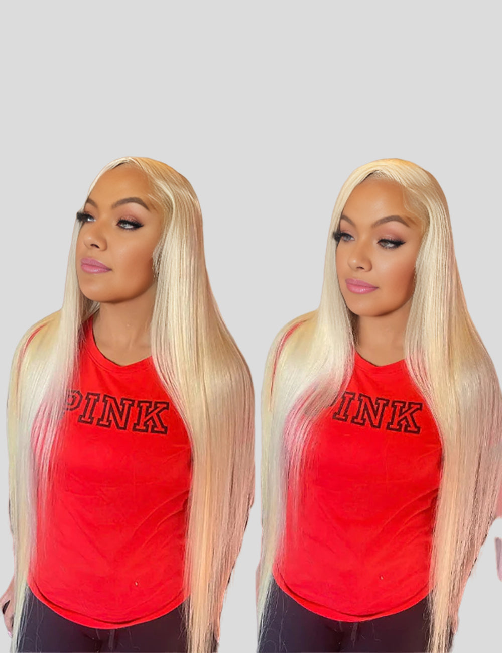 613 Blonde Frontal Wig 13x4 HD Lace Front Wig Brazilian Straight Human Hair Wigs-4