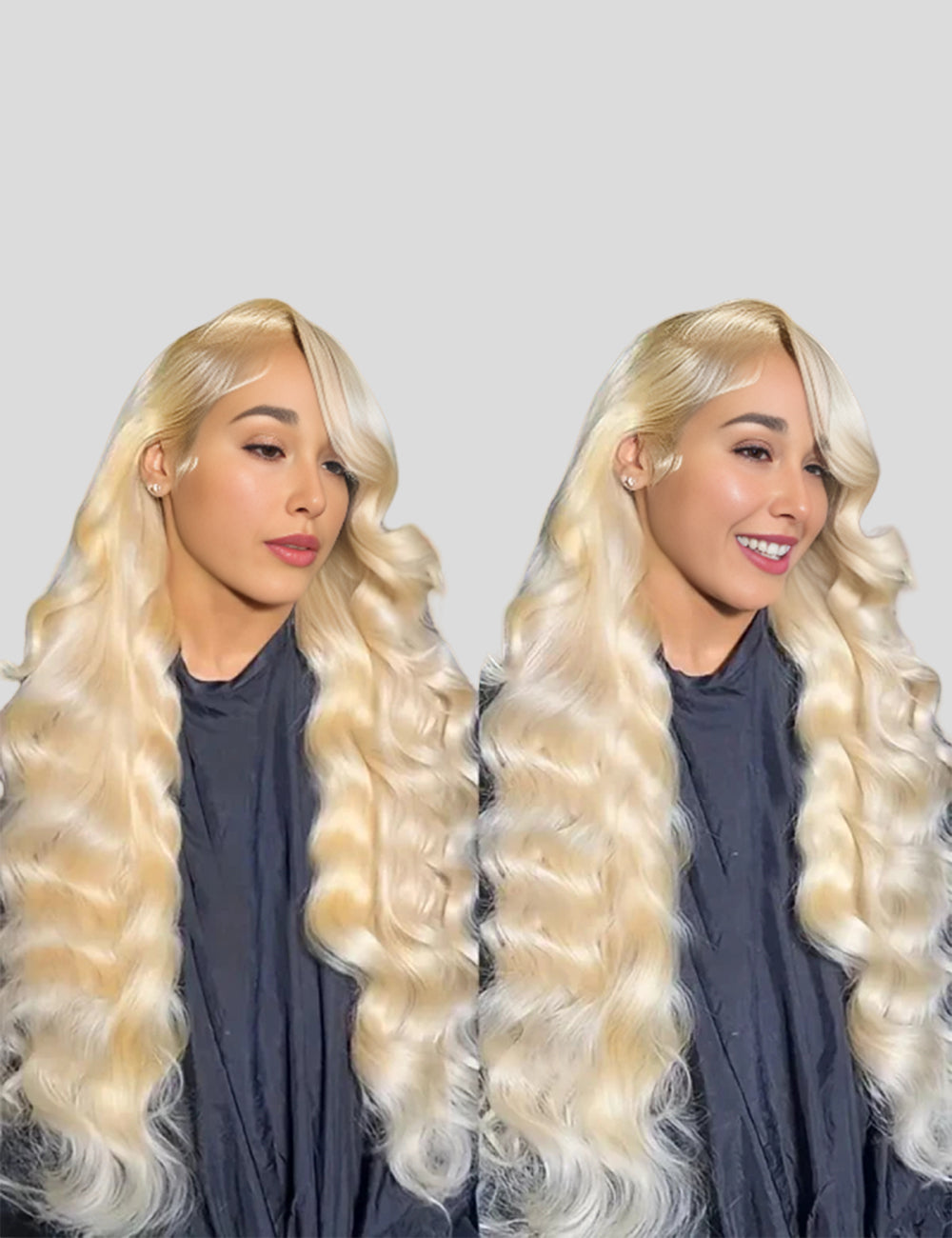 613 Blonde Wig Body Wave Human Hair Wigs 4x4 Lace Closure Wig With Natural Hairline-2